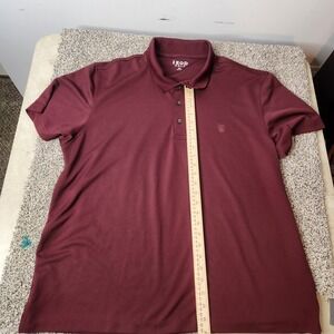 Izod Golf Men's Polo Shirt Short‎ Sleeve Maroon Size 2xl Preppy Casual